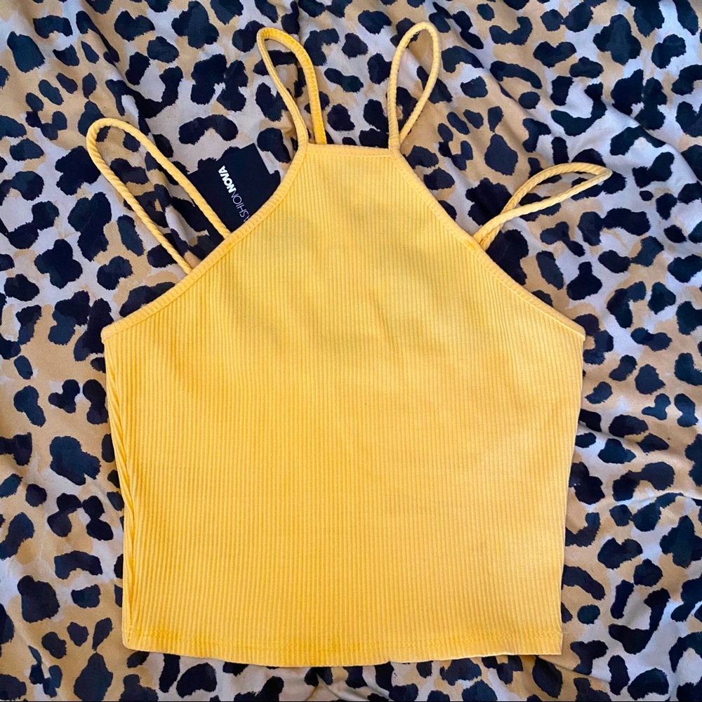 Fashion Nova yellow top
